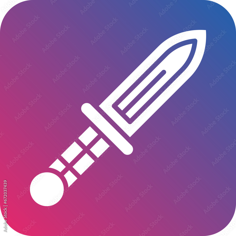 Vector Design Dagger Icon Style Vector Design Dagger Icon Style