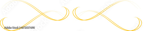 Digital png image of yellow shapes on transparent background