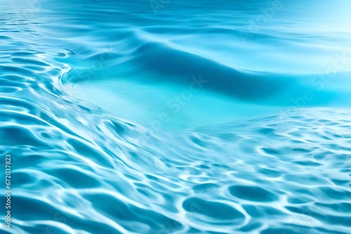 blue water background generated by AI technology