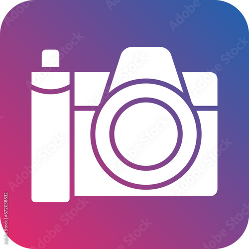 Vector Design Dslr Camera Icon Style