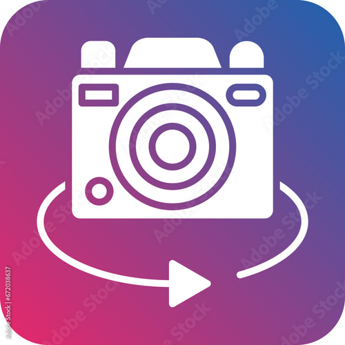 Vector Design Front Camera Icon Style