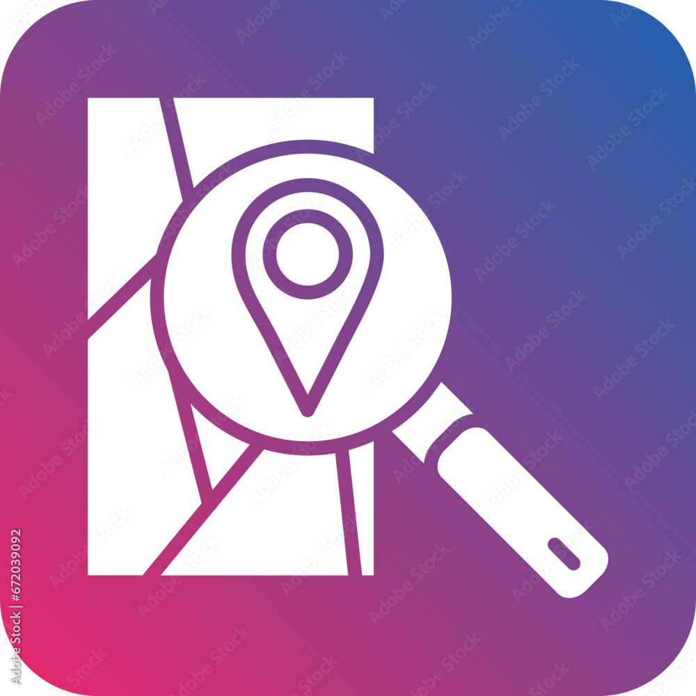 Vector Design Search Map Icon Style Vector Design Search Map Icon Style
