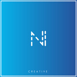 NI Premium Vector latter logo design Creative Logo. Vector Illustration logo. letters Logo. Creative Logo
Minimal feminine monogram and logo. drawn wedding herb, elegant leaves.  modern design. 