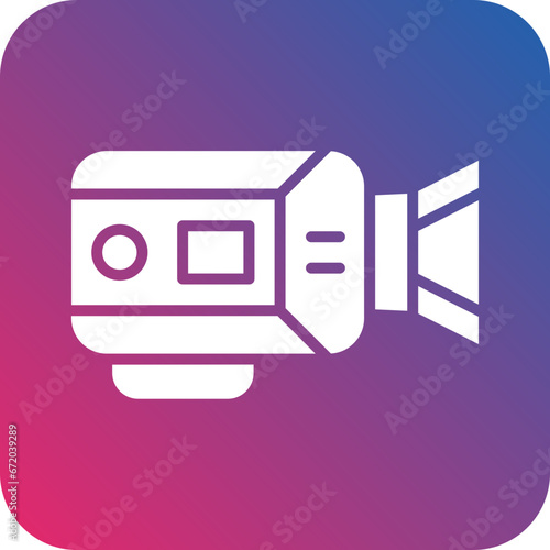 Vector Design Video Camera Icon Style
