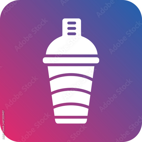 Vector Design Cocktail Shaker Icon Style