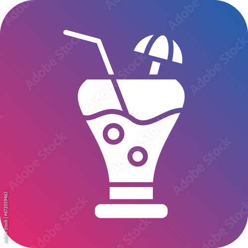 Vector Design Pina Colada Icon Style