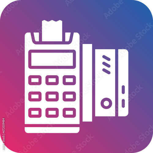 Vector Design Card Machine Icon Style