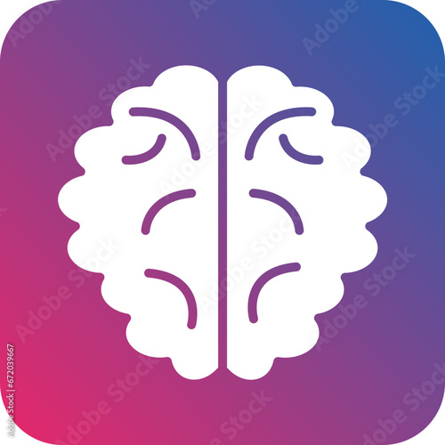 Vector Design Brain Icon Style