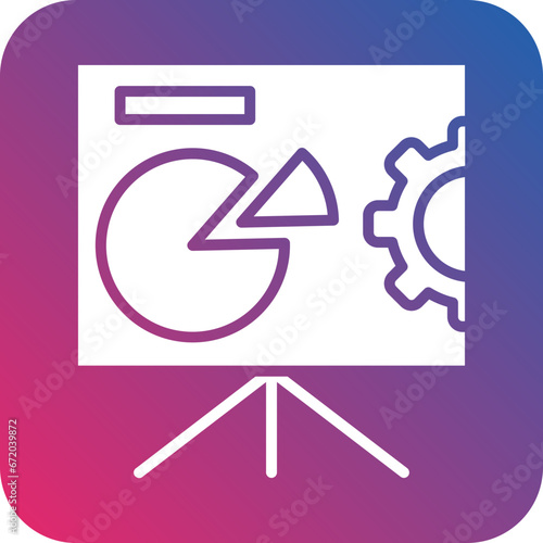 Vector Design Engineering Presentaion Icon Style