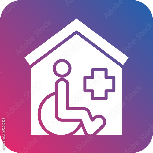Vector Design Hospice Icon Style