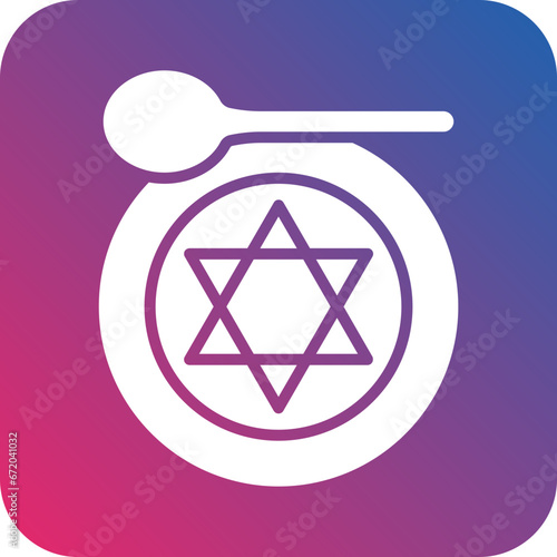 Vector Design Kosher Icon Style