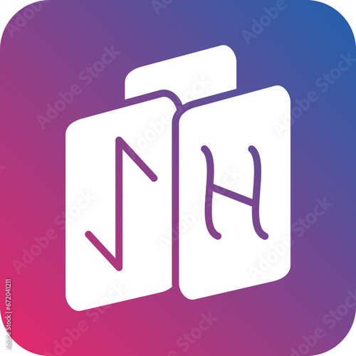 Vector Design Runes Icon Style