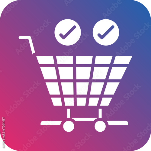 Vector Design Checkout Icon Style
