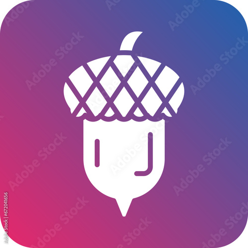 Vector Design Acorn Icon Style