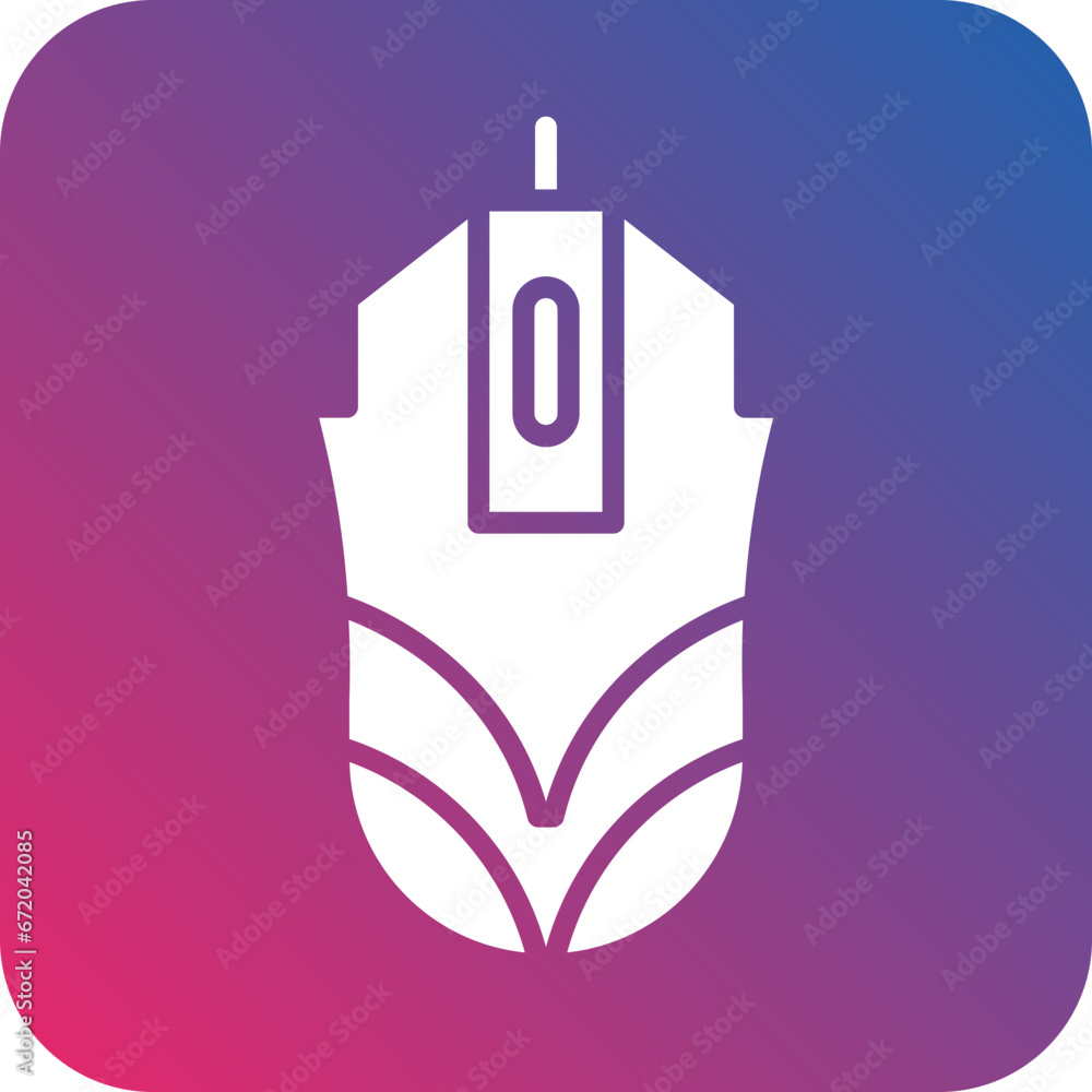 Vector Design Gaming Mouse Icon Style Vector Design Gaming Mouse Icon Style
