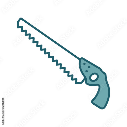 hand saw icon vector design template simple and clean