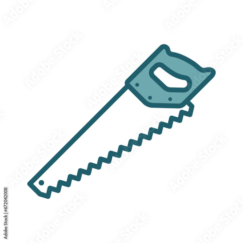 hand saw icon vector design template simple and clean