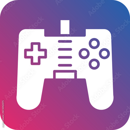 Vector Design Gamepad Icon Style