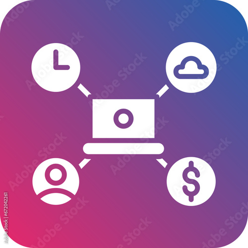 Vector Design Gig Economy Icon Style