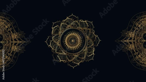 Royal Luxury abstract ornamental Mandala background