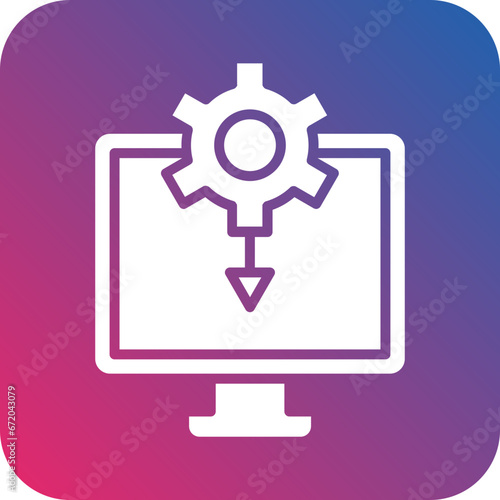 Vector Design Drivers Installation Icon Style