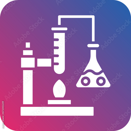 Vector Design Chemistry Experiment Icon Style
