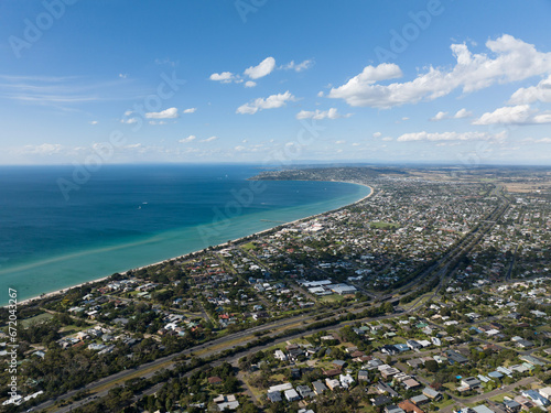Fototapeta Naklejka Na Ścianę i Meble -  aerial view of dromana