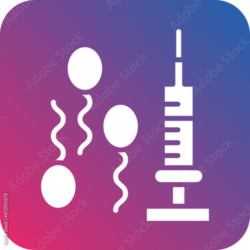 Vector Design In Vitro Fertilization Icon Style