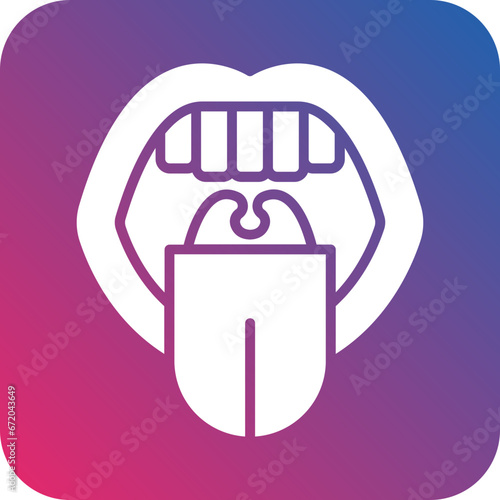 Vector Design Oral Icon Style