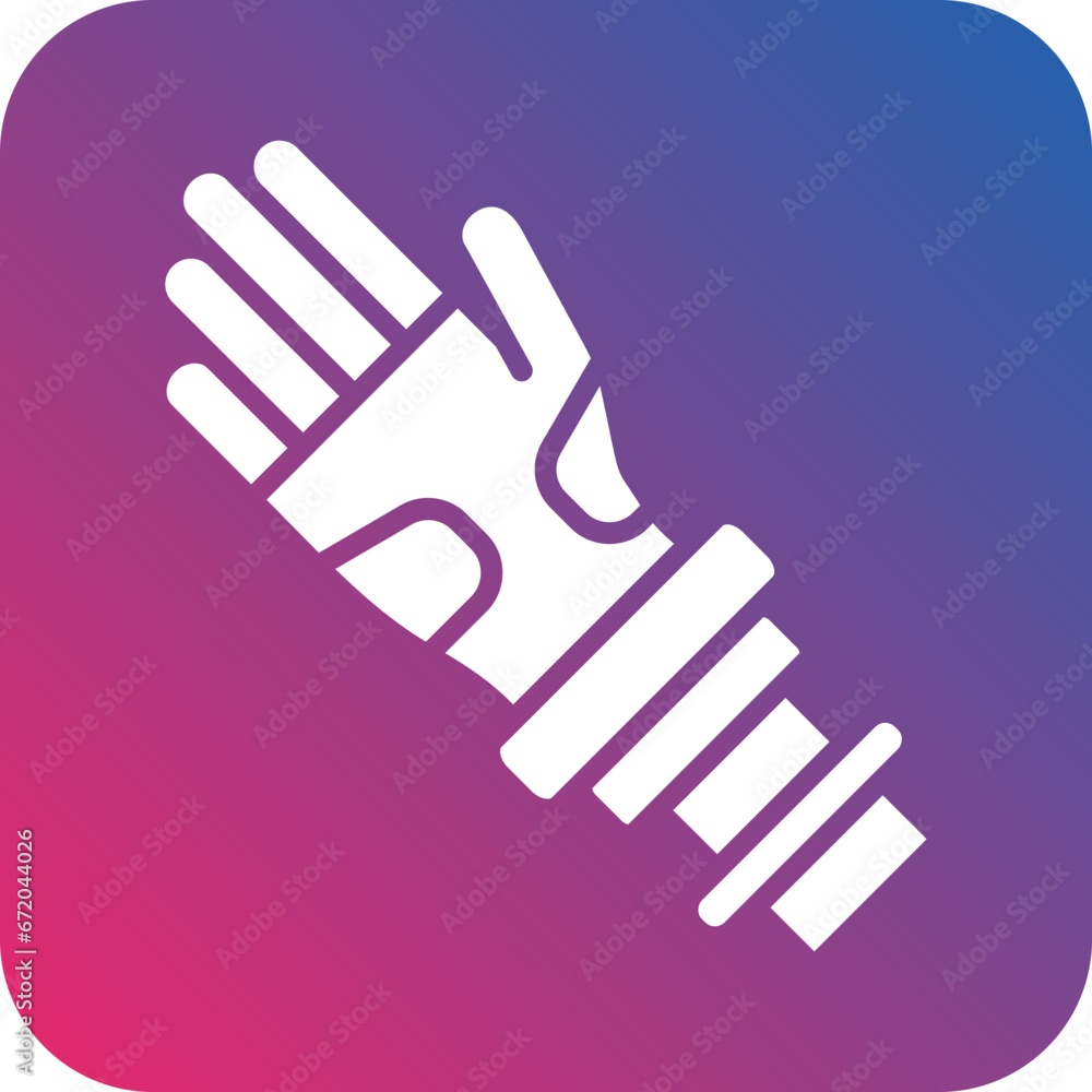 Vector Design Bionic Arm Icon Style Vector Design Bionic Arm Icon Style
