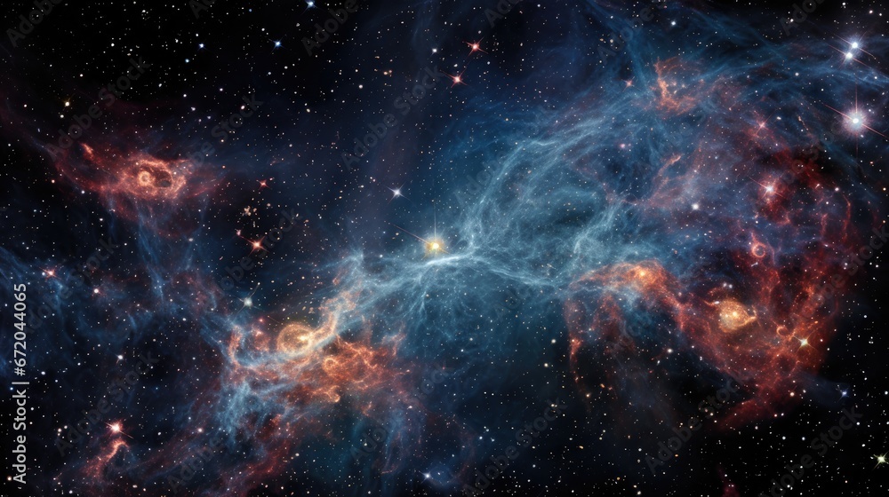Obraz premium background with stars