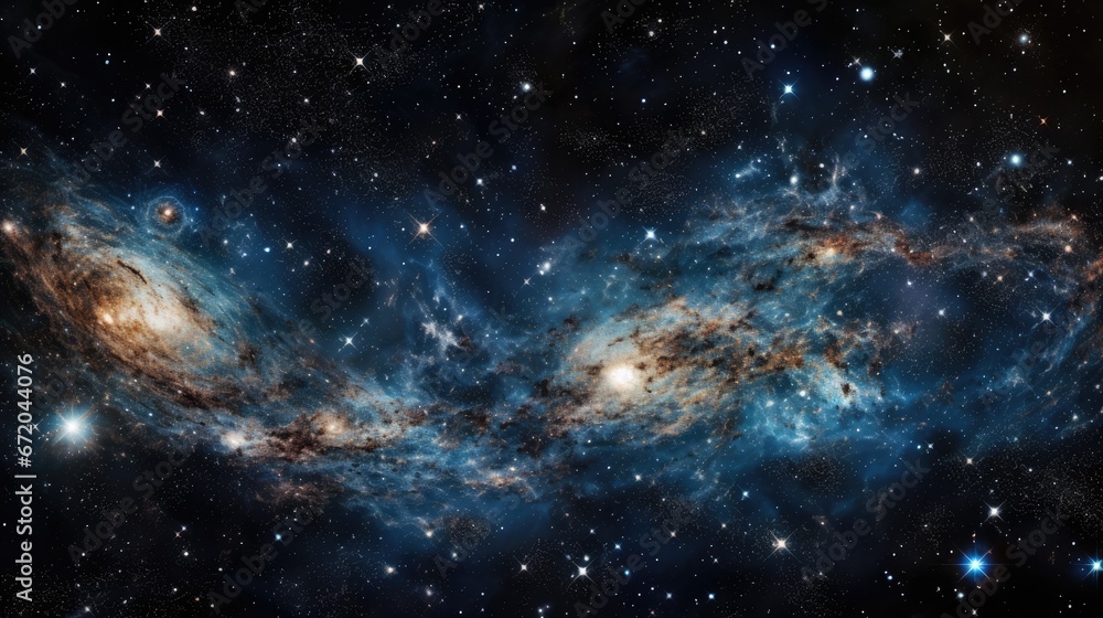 Obraz premium space galaxy background