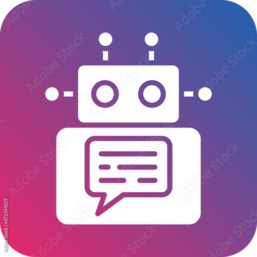 Vector Design Chatbot Icon Style