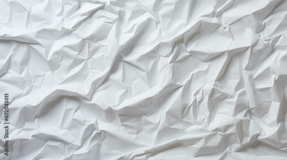 Obraz premium Crumpled White Texture