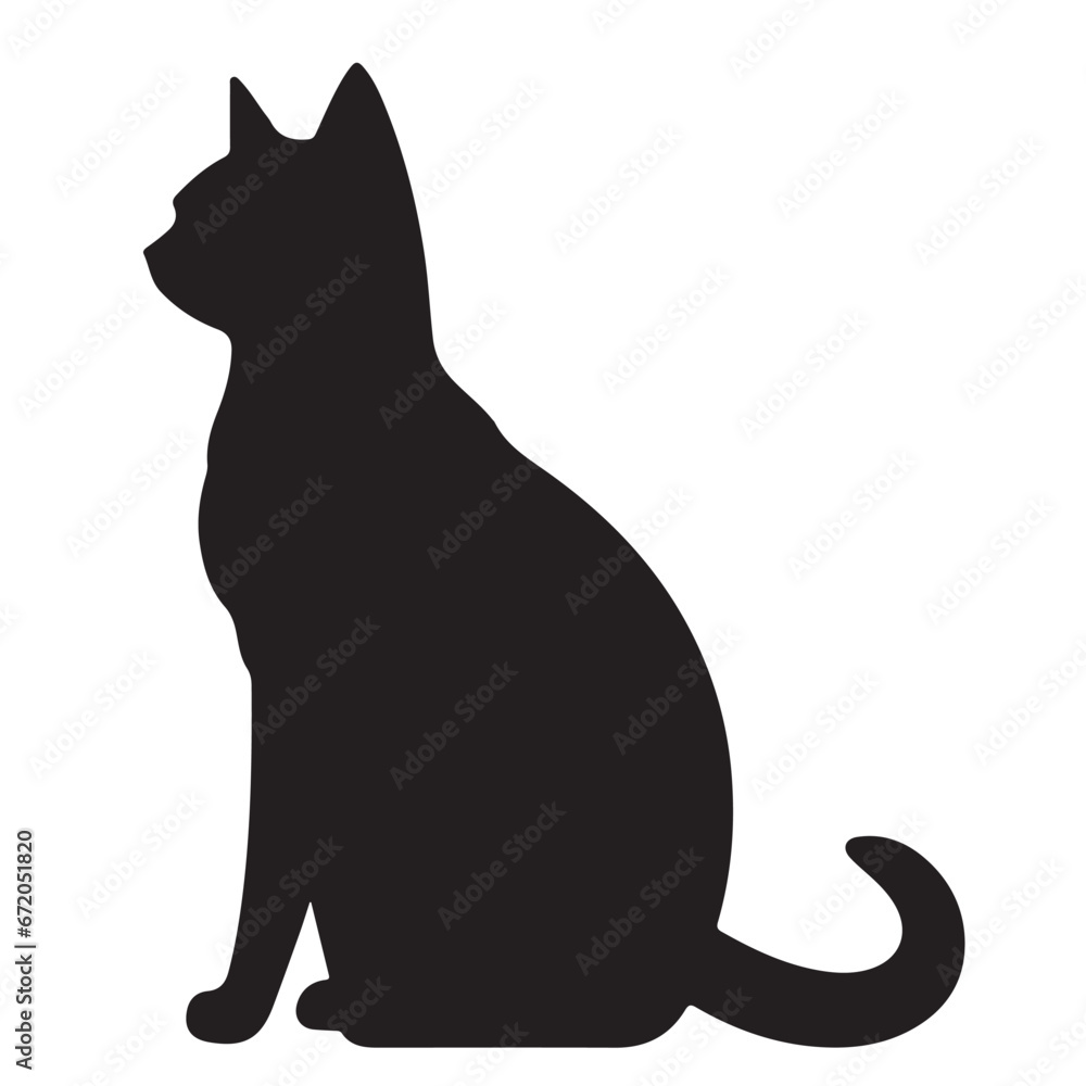 Cat black Silhouette 
