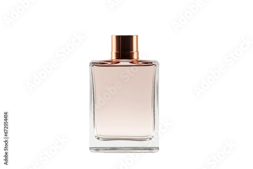 Blank Perfume Bottle Mockup on transparent background.
