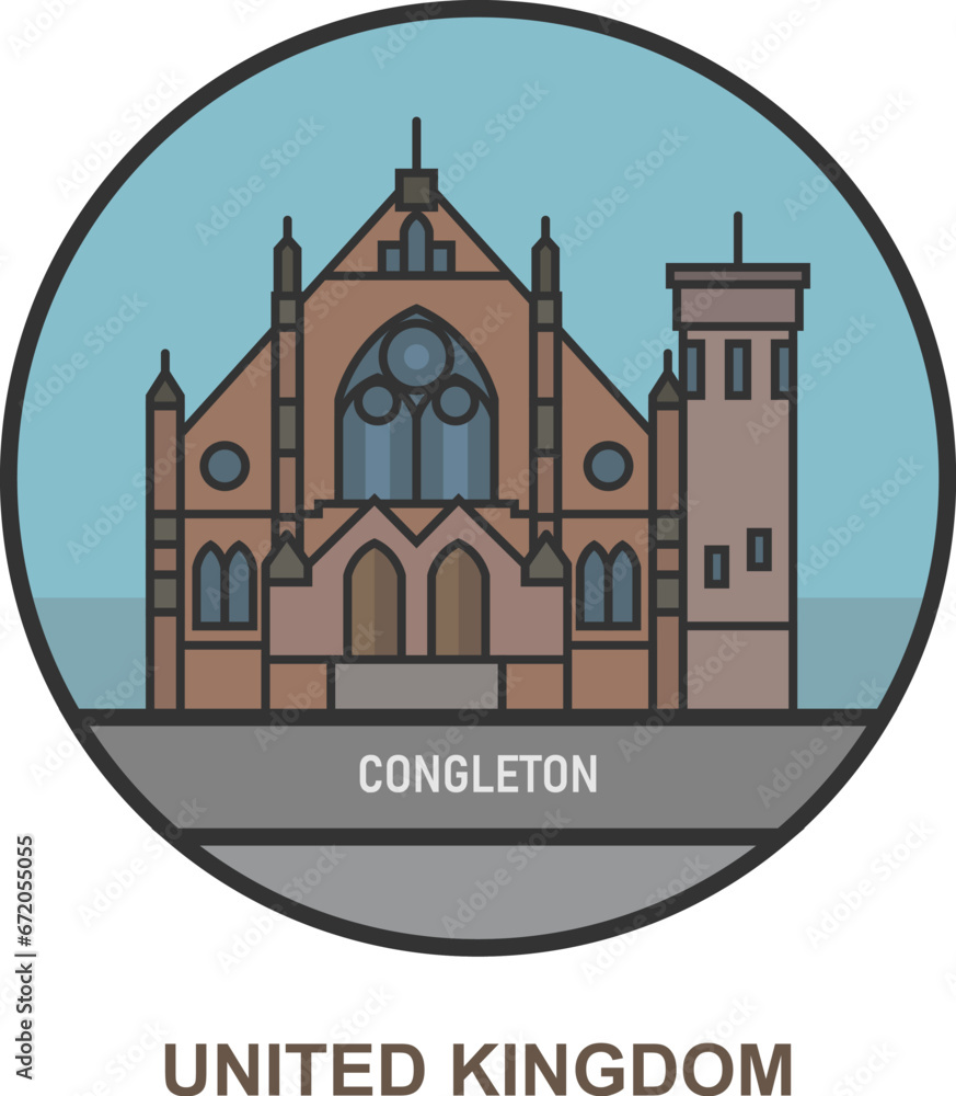 Congleton. Cities and towns in United Kingdom