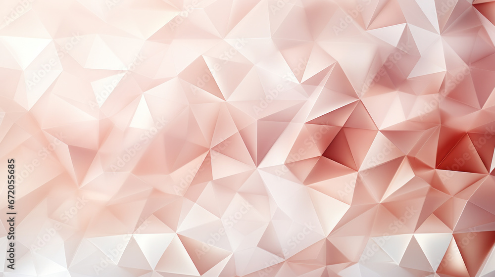Chic Rose Gold Triangle Mosaic Chic Rose Gold Triangle Mosaic