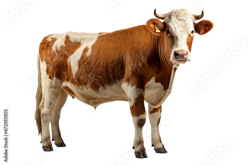 Beef cattle in isolated on transparent background photo