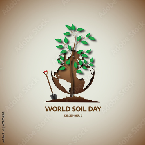 World Soil Day December 05 Background Vector Illustration