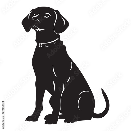 cooper dog black Silhouette
