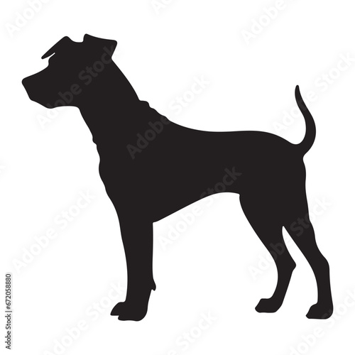 cooper dog black Silhouette
