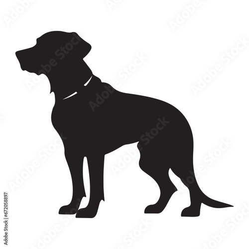 cooper dog black Silhouette
