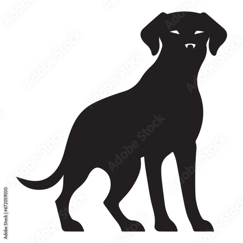 cooper dog black Silhouette
