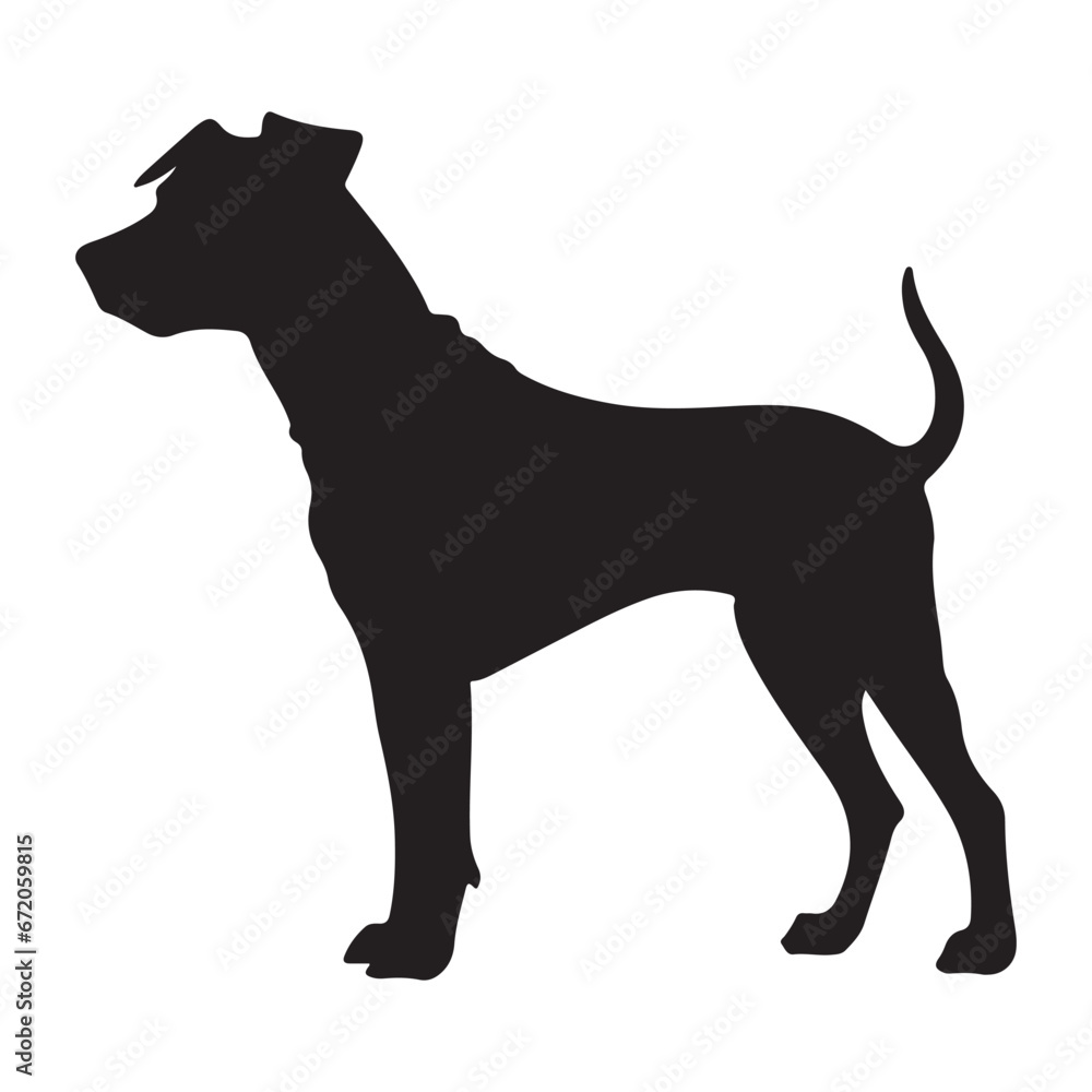cooper dog black Silhouette
