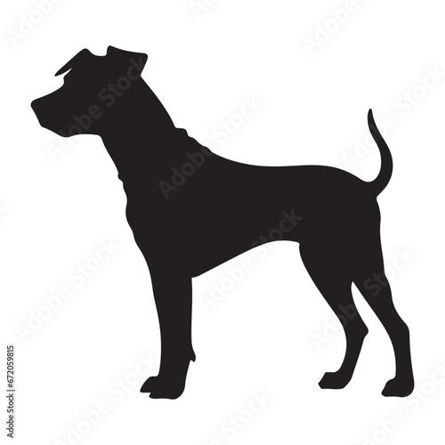 cooper dog black Silhouette

