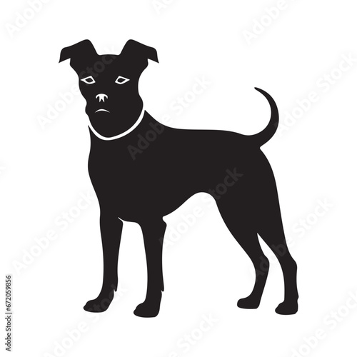 cooper dog black Silhouette
