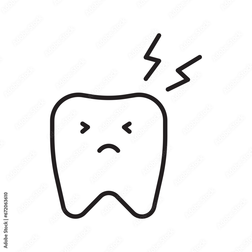 Fototapeta premium 歯 デンタル アイコン 歯医者