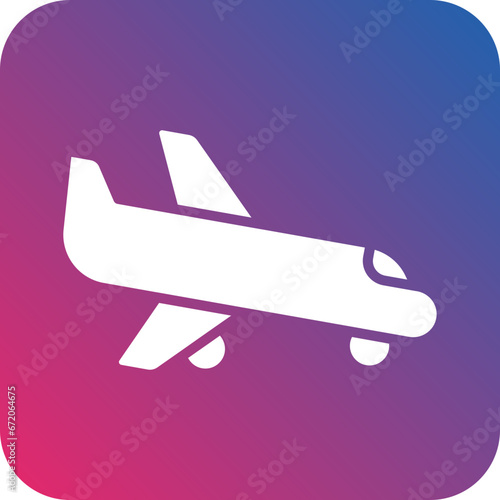 Domestic Flight Icon Style