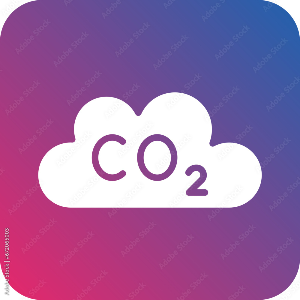 Carbondioxide Icon Style Carbondioxide Icon Style